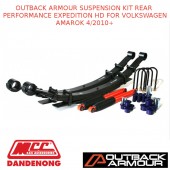 OUTBACK ARMOUR SUSP KIT REAR PERFORMANCE EXPD HD FITS VOLKSWAGEN AMAROK 4/10+